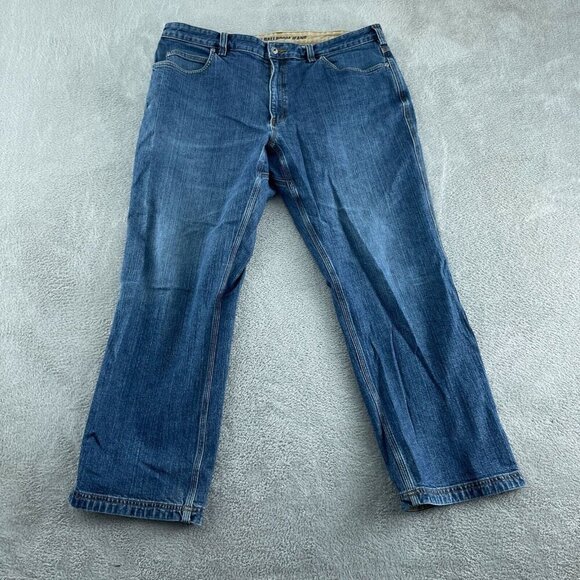 Duluth Trading Co Flex Jeans 40x30 Blue Denim Mens  Fit Stretch Cotton  2922 - Picture 1 of 10